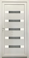 100 X 210 Inox rátét bejárati ajtó raktárról